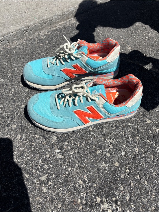 New Balance Other - New Balance Sneakers with Bright Orange N Logo